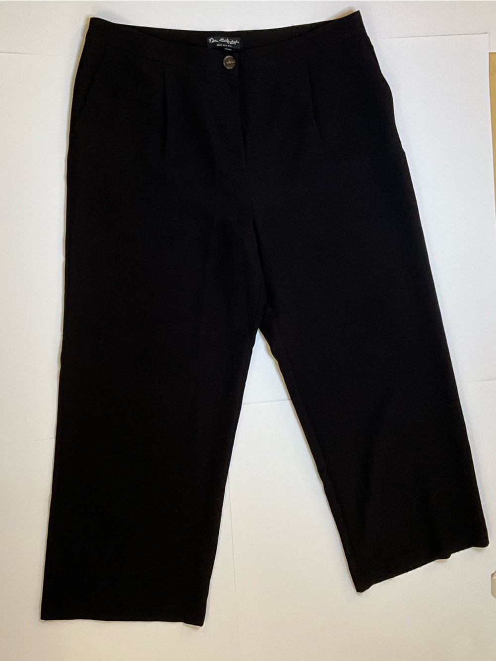 Miss Selfridge Black Wide Leg Dress Pants Size 14 Career Trouser - Picture 2 of 6